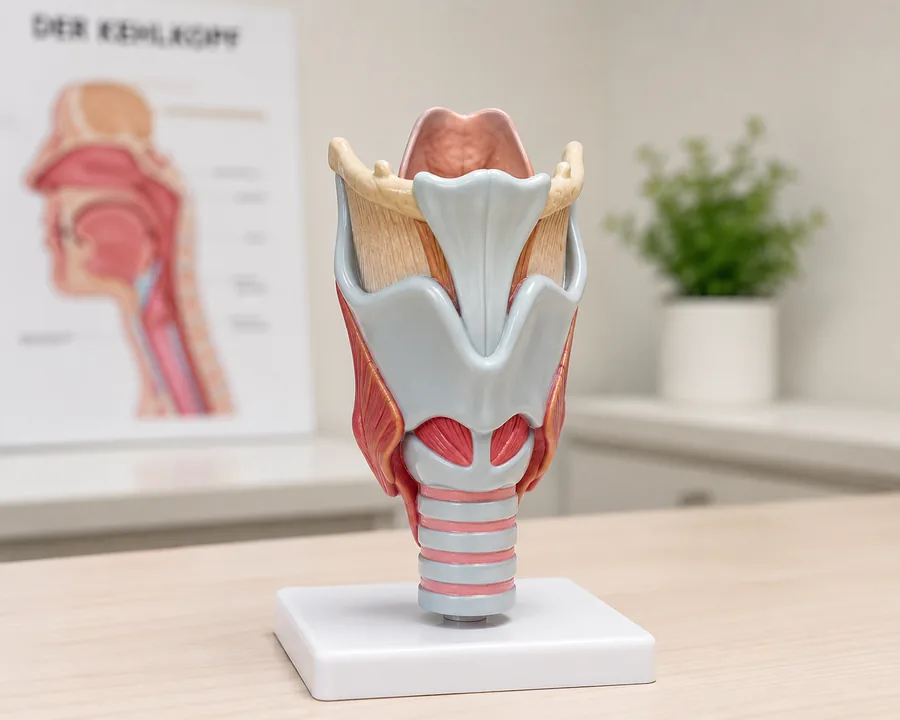 Anatomisches Modell des Kehlkopfs